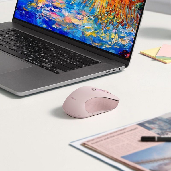 Бездротова Комп'ютерна Миша Baseus F02 Ergonomic Wireless Mouse (without Battery) White, изображение 15