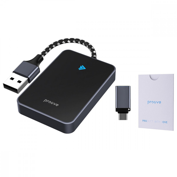 Бездротовий адаптер Android Auto Proove AA-01 Wireless Car Adapter Black, изображение 3