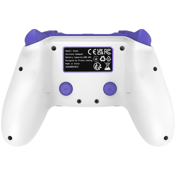Бездротовий геймпад Proove Gaming Skadi White/purple, изображение 15