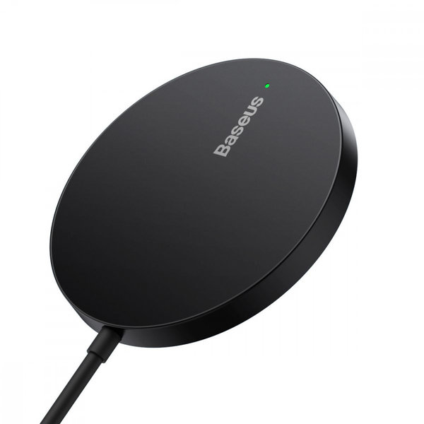 Бездротовий зарядний пристрій Baseus Simple Mini3 Magnetic Wireless Charger 15W Purple, зображення 8