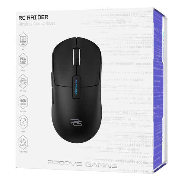 Бездротова ігрова миша Proove Gaming RC Raider 8K Black, изображение 2