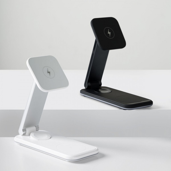 Бездротовий зарядний пристрій Proove Energy Fold 3 in 1 White, изображение 16