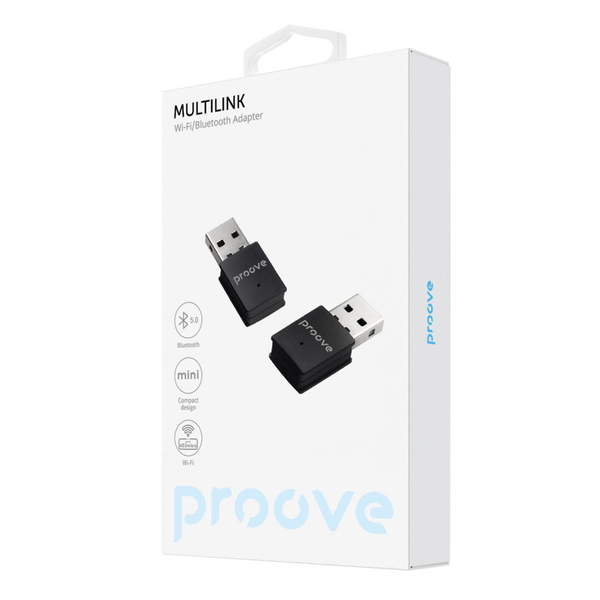Бездротовий адаптер Proove Multilink Bluetooth + WIFI Black, зображення 2