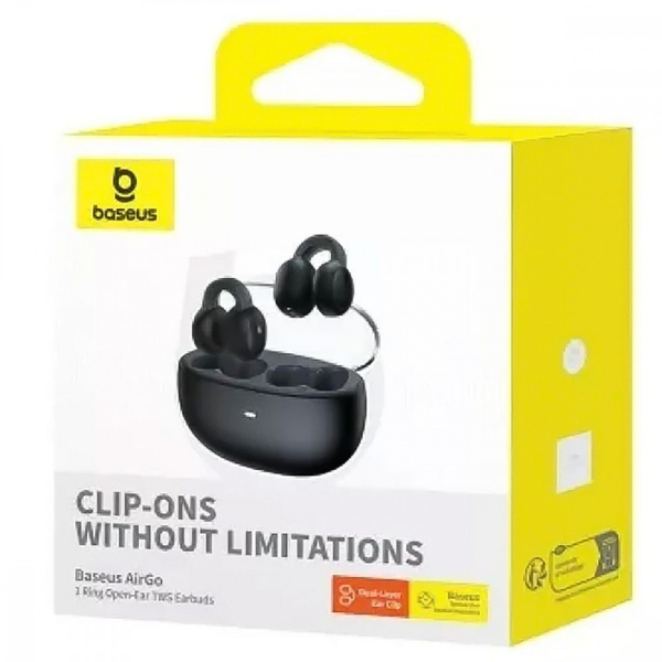 Бездротові навушники Baseus AirGo 1 Ring TWS White, зображення 2