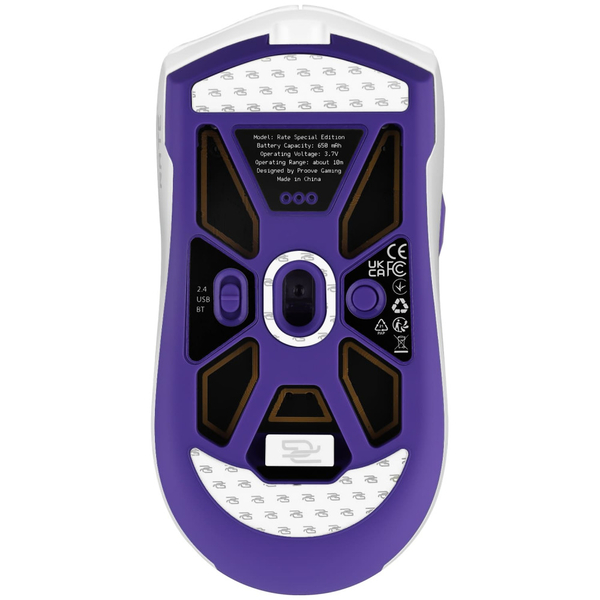 Бездротова ігрова миша Proove Gaming Rate Special Edition White/purple, изображение 4