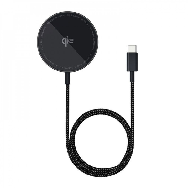 Бездротовий зарядний пристрій Baseus Simple Mini4 Air Magnetic Qi2 15W Black