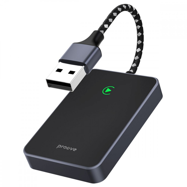 Бездротовий адаптер CarPlay Proove СP-01 Wireless Car Adapter Black