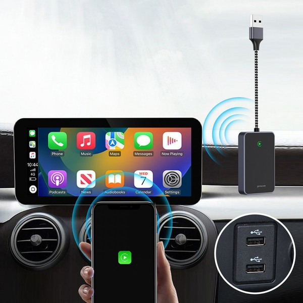 Бездротовий адаптер CarPlay Proove СP-01 Wireless Car Adapter Black, изображение 4