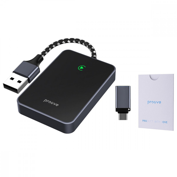 Бездротовий адаптер CarPlay Proove СP-01 Wireless Car Adapter Black, зображення 3