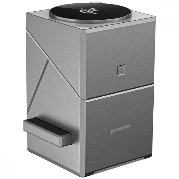 Бездротовий зарядний пристрій Proove Iron Hide 3 in 1 Qi2 Gray, изображение 3