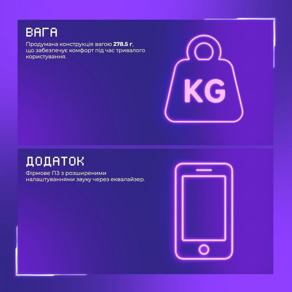 Бездротова ігрова гарнітура Proove Gaming Bliss Pro (APP) White, изображение 11