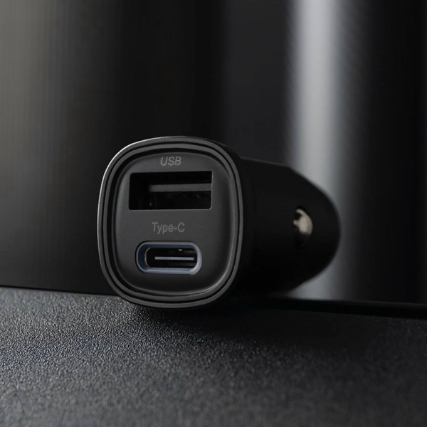 Автомобільний зарядний пристрій Proove Flash 48W (Type-C + USB) Black, изображение 6