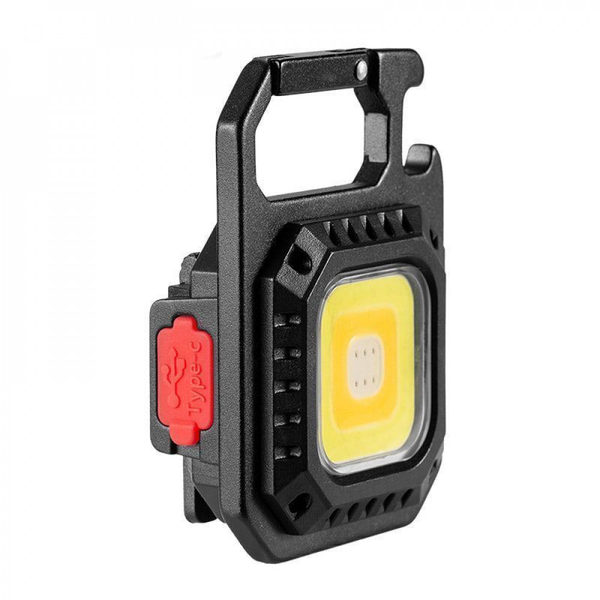 Акумуляторний LED ліхтарик W5130 з Type-C (7 режимів, карабін, магніт), зображення 5