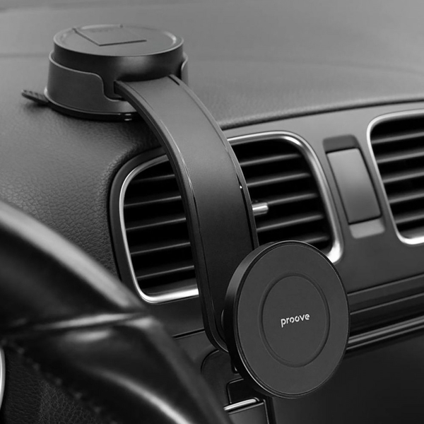 Автомобільний тримач Proove Truck Suction Type Car Mount Black, зображення 6