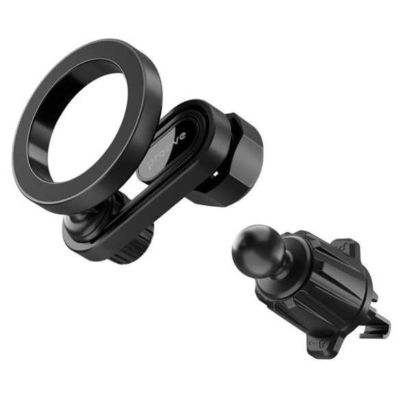 Автомобільний тримач Proove Stealth Magnetic Air Outlet Car Mount Magnetic Ring Black, изображение 5