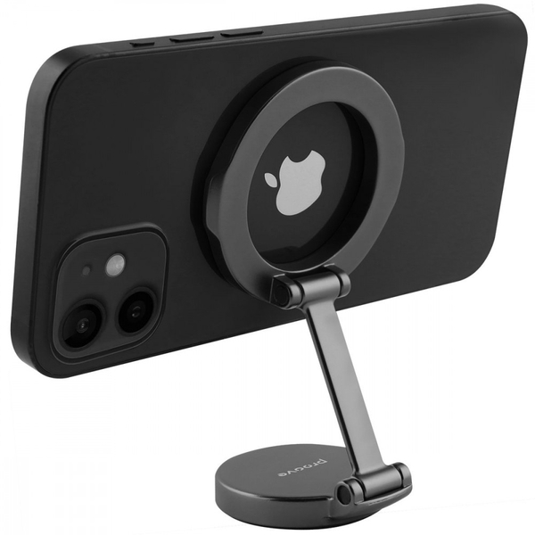 Автомобільний тримач Proove Hoop Stick-on Car Mount Magnetic Ring Black, зображення 5