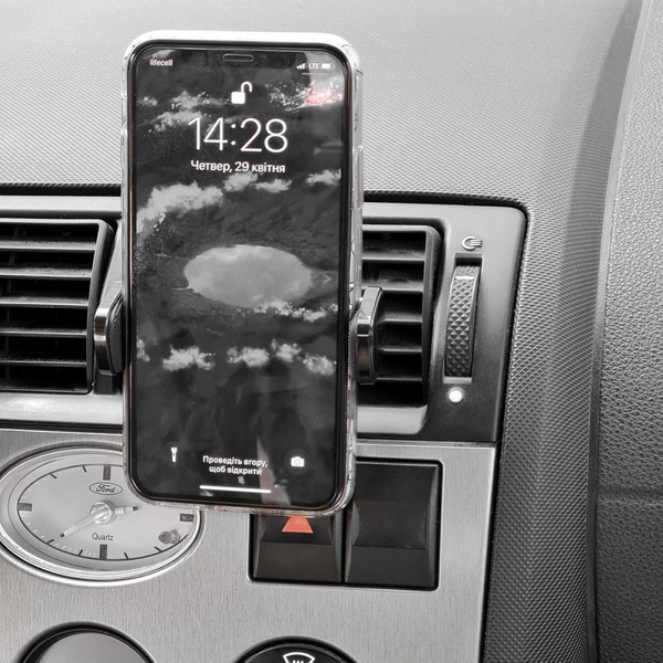 Автомобільний тримач Baseus Steel Cannon Air Outlet Car Mount Black, изображение 4