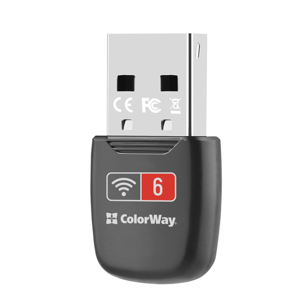 Адаптер ColorWay Wi-Fi 6 286 Мбіт/с (CW-AD-W1), изображение 4