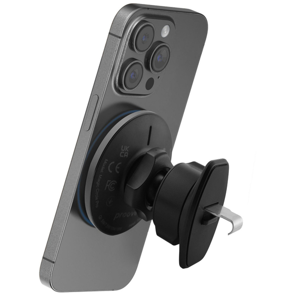 Автомобільний тримач з бездротовою зарядкою Proove Magic Circle Pro 15W Black, зображення 4