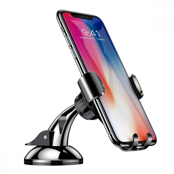 Автомобільний тримач Baseus Osculum Type Gravity Car Mount Black, изображение 7
