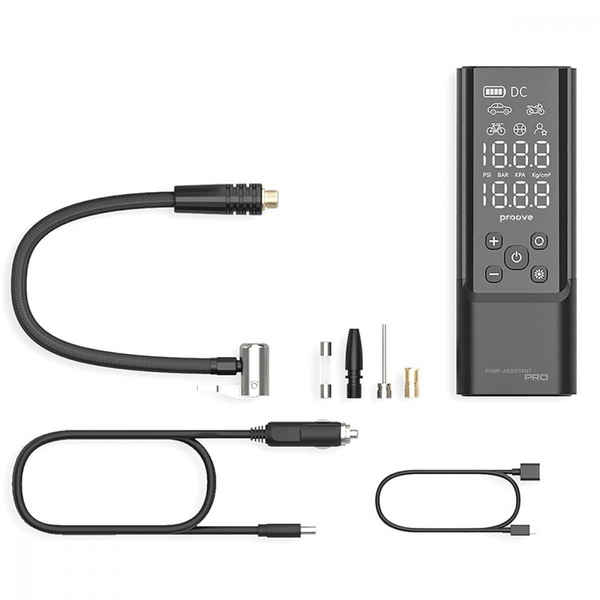 Автомобільний насос Proove Pump Assistant Pro 120W 7500mAh Black, изображение 13