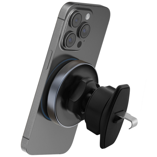 Автомобільний тримач з бездротовою зарядкою Proove Titanium Circle Qi2 15W Gray, зображення 4