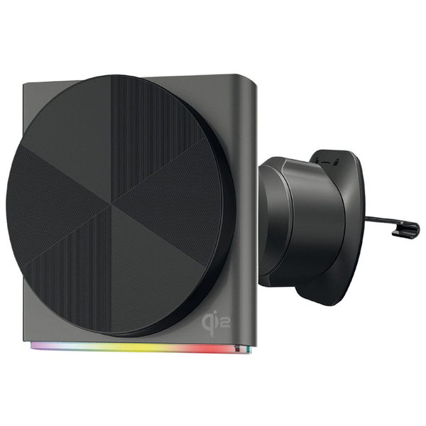 Автомобільний тримач з бездротовою зарядкою Proove Neostorm QI2 15W Gray