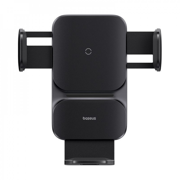 Автомобільний тримач з бездротовою зарядкою Baseus Wisdom Auto Alignment 15W Black