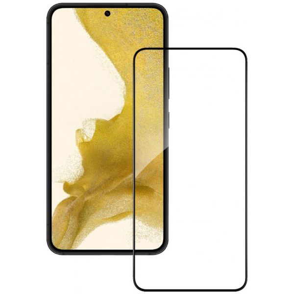 Защитное стекло Samsung Galaxy S22 S901 Black Full Glue