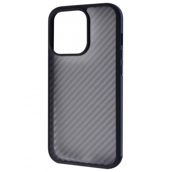 Чехол SULADA Carbon Protective Case IPhone 14 Pro Max Blue