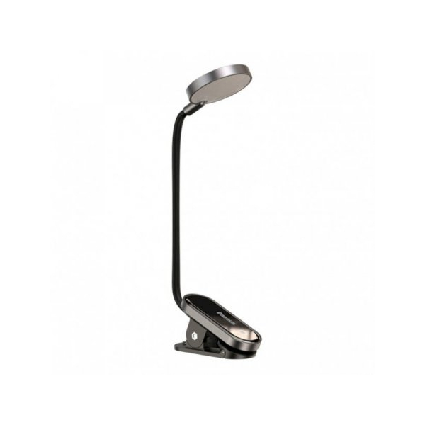 Акумуляторна LED лампа на кліпсі Baseus Comfort Reading Mini Clip Lamp Dark Gray (DGRAD-0G)