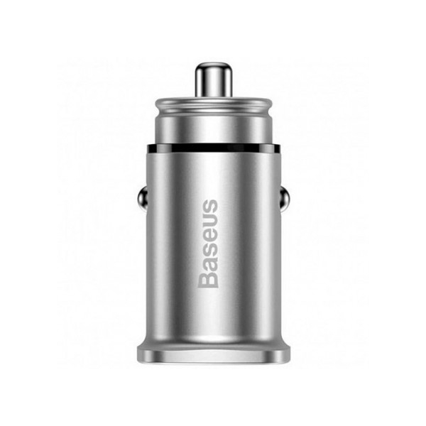 Автомобильное зарядное устройство Baseus Circular metal A+C 30W PPS Car Charger Silver (CCALL-BS0S)