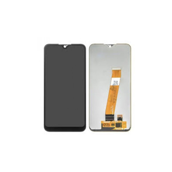 Дисплей Samsung A015F Galaxy A01/M015F, Black original F (c широким разъемом)
