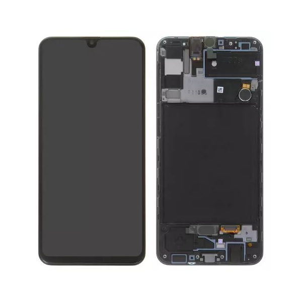 Дисплей Samsung A307F Galaxy A30s, Black OLED (Big Glass) F