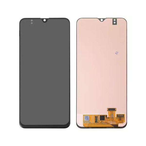 Дисплей Samsung A205F Galaxy A20, Black OLED (Big Glass) F