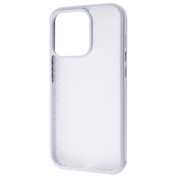 Чехол SULADA Carbon Protective Case IPhone 14 Pro  Silver