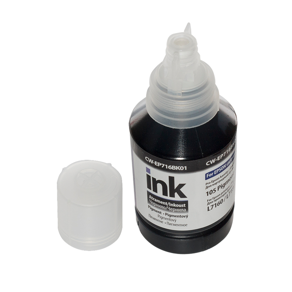 Чорнило ColorWay до Epson EP716 BK Pigment 140 ml (CW-EP716BK01), зображення 2