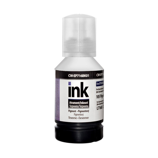 Чорнило ColorWay до Epson EP716 BK Pigment 140 ml (CW-EP716BK01)