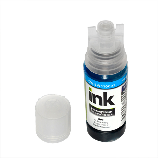 Чорнило ColorWay до Epson EW310 C Dye-based 70 ml (CW-EW310C01), зображення 2