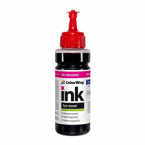 Чорнило ColorWay до Epson EW400 M Dye-based 100 ml (CW-EW400M01)
