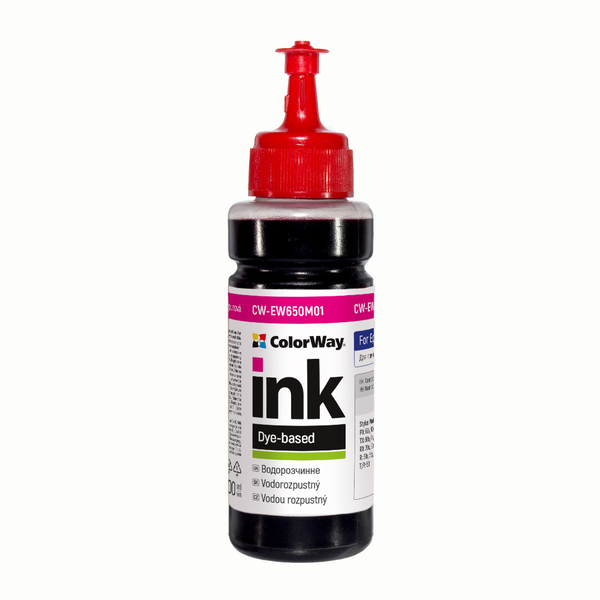 Чорнило ColorWay до Epson EW650 M Dye-based 100 ml (CW-EW650M01)