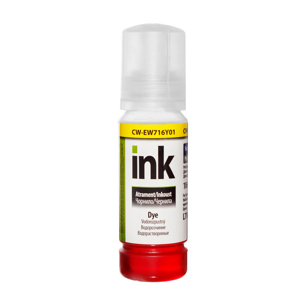 Чорнило ColorWay до Epson EW716 Y Dye-based 70 ml (CW-EW716Y01)