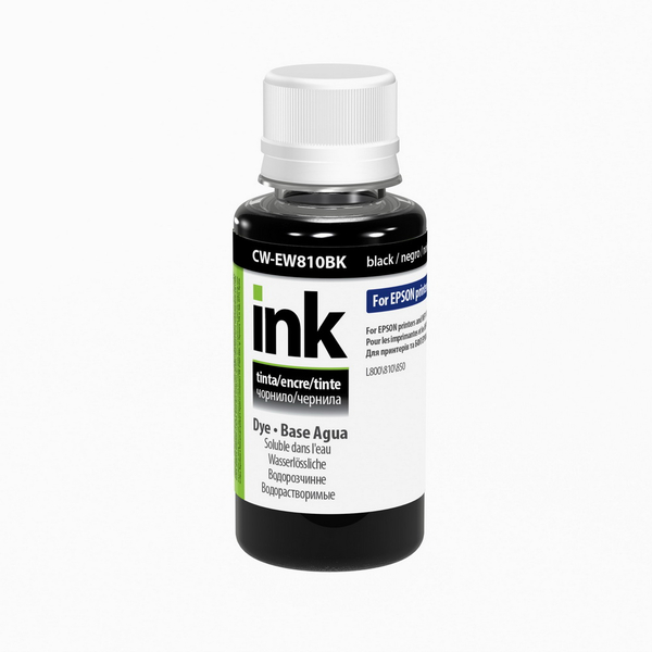 Чорнило ColorWay до Epson EW810 BK Dye-based 100 ml (CW-EW810BK01), зображення 2