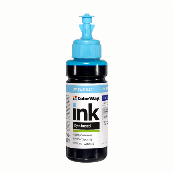 Чорнило ColorWay до Epson EW810 LC Dye-based 100 ml (CW-EW810LC01)