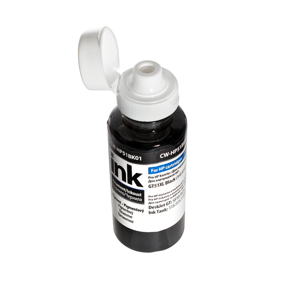 Чорнило ColorWay до HP HP51 BK Pigment 100 ml (CW-HP51BK01), зображення 2