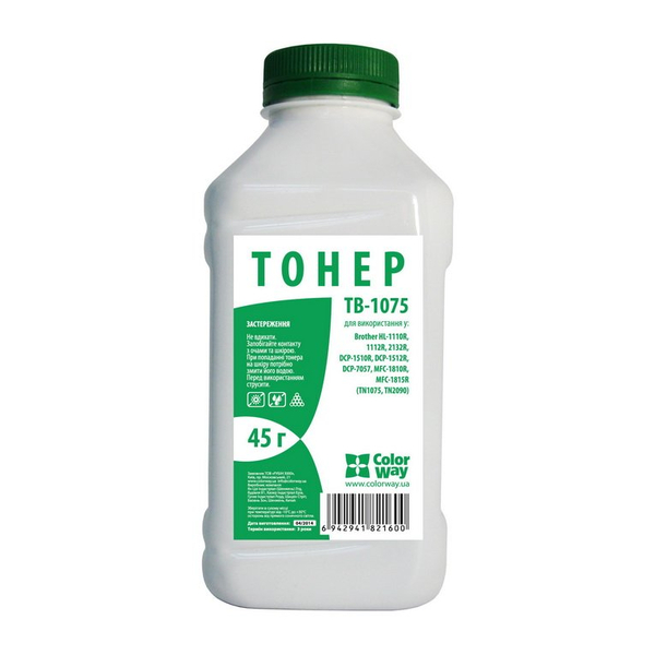 Тонер лазерний ColorWay для Brother HL-1112, DCP-1512R (TB-1075)
