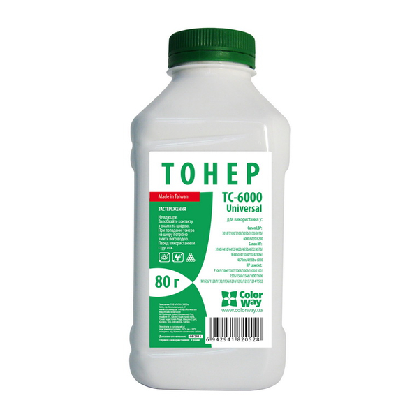 Тонер лазерний ColorWay для HP LBP 6000/6020/6200 (80 g) (TC-6000)