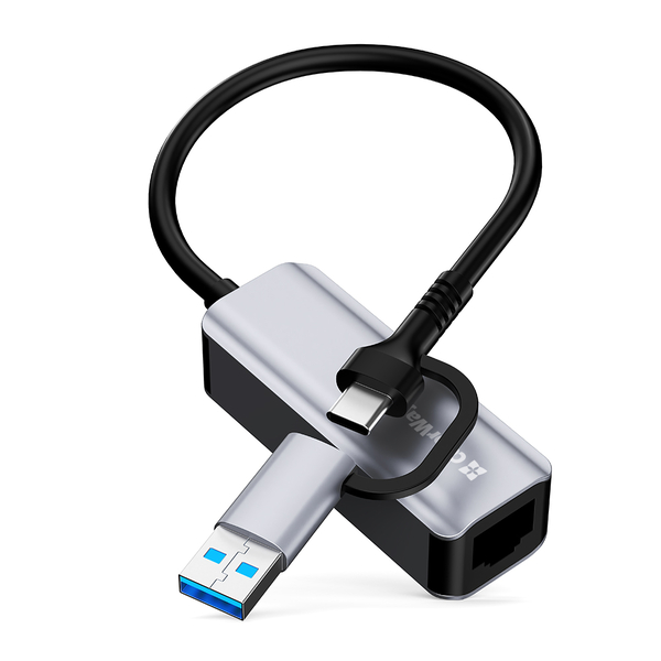 Адаптер мережевий ColorWay USB-A/USB-С 3.0 - RJ45 Gigabit Ethernet (CW-AD-CRG), зображення 3