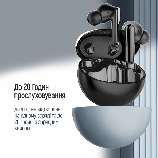 Навушники СolorWay TWS-3 Earbuds чорні (CW-TWS3BK), зображення 16