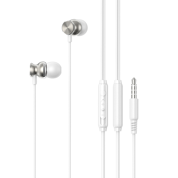 Навушники СolorWay 3.5 mm Wired Earphone UrbanBeat Білі (CW-WD03WT), зображення 2